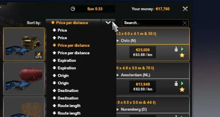 Price per distance 7 Tips Mendapatkan Banyak Uang di Euro Truck Simulator 2 3 Price per distance