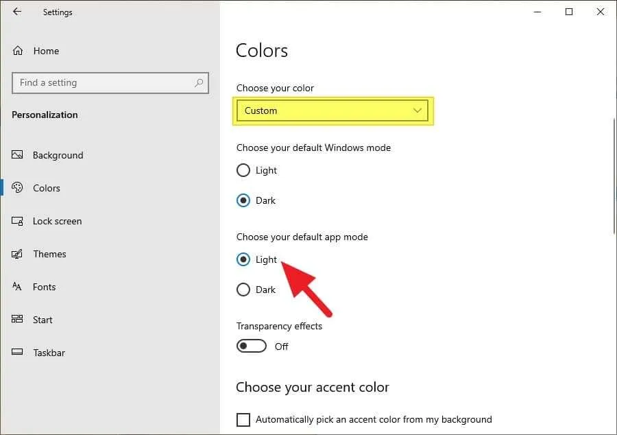 Cara Aktifkan Mode Gelap di Windows 10 3 Custom Light Cara Aktifkan Mode Gelap di Windows 10 3 Custom Light
