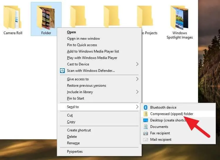 Compressed zipped Cara Mengirim Folder Lewat Email dengan Mudah 3 Compressed zipped