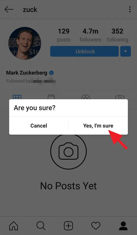 Konfirmasi Cara Unblock Instagram Seseorang dengan Mudah 7 Konfirmasi