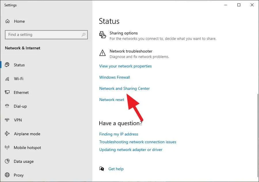 Network and sharing center Cara Melihat Password WiFi yang Terhubung di PC/Laptop 4 Network and sharing center