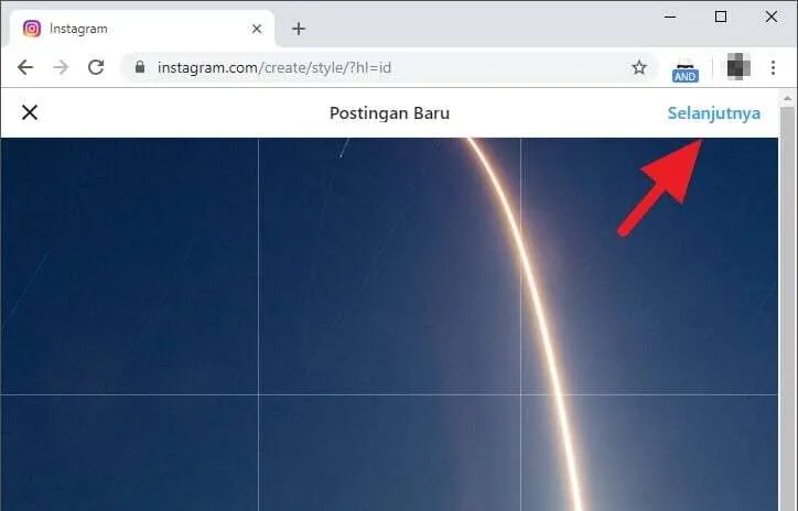 Cara Posting Foto di Instagram Versi Web untuk Komputer/Laptop 8 Selanjutnya Cara Posting Foto di Instagram Versi Web untuk Komputer/Laptop 4 Selanjutnya
