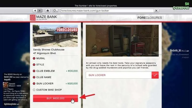 Cara 'Membuang' Senjata di GTA V Online 8 Buy Cara 'Membuang' Senjata di GTA V Online 8 Buy