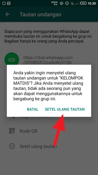 Cara Membuat Link Undangan Grup WhatsApp 9 Konfirmasi setel ulang tautan Cara Membuat Link Undangan Grup WhatsApp 9 Konfirmasi setel ulang tautan
