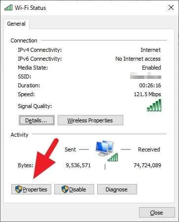 Cara Ganti DNS di PC/Laptop Windows 10 6 Properties 2 Cara Ganti DNS di PC/Laptop Windows 10 6 Properties 2