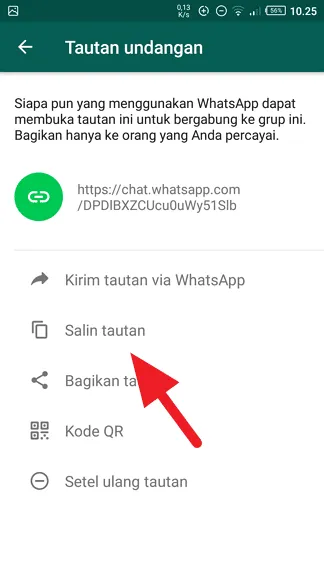 Cara Membuat Link Undangan Grup WhatsApp 5 Salin tautan Cara Membuat Link Undangan Grup WhatsApp 5 Salin tautan