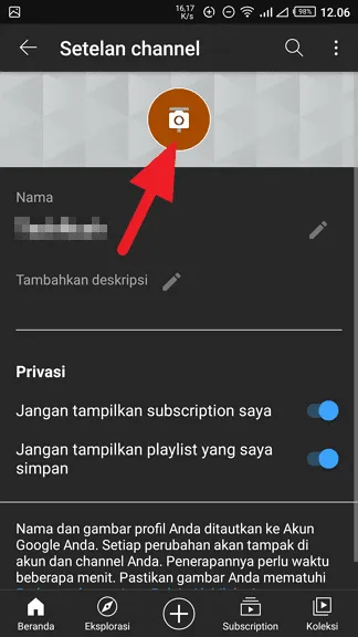 Cara Ganti Foto Profil Channel Youtube Kamu 6 Foto profil Cara Ganti Foto Profil Channel Youtube Kamu 6 Foto profil