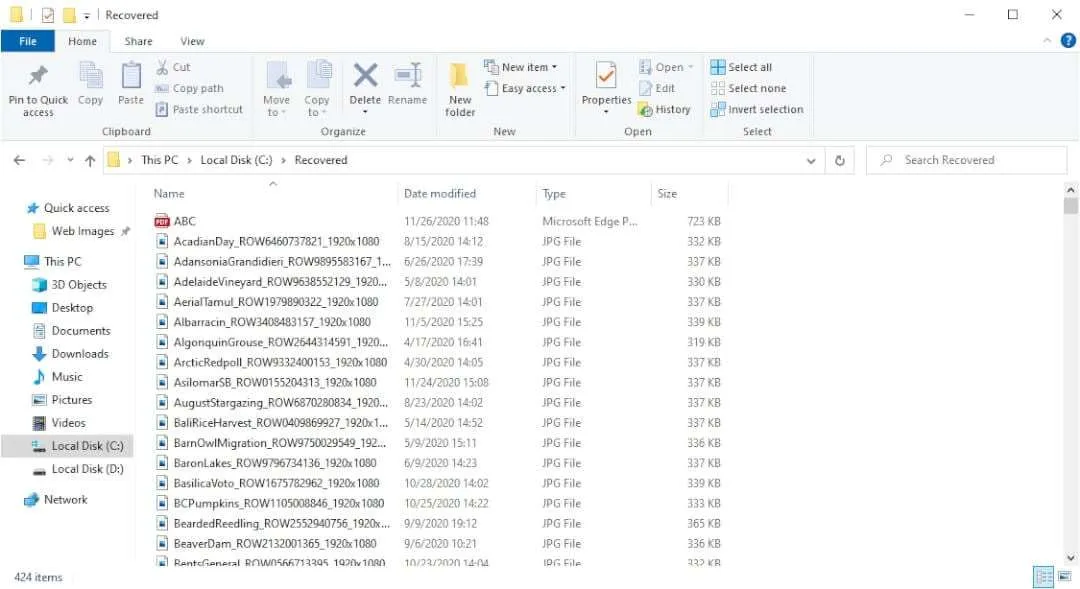 Cara Menggunakan Recuva untuk Mengembalikan File yang Terhapus 12 Recovered 1 Cara Menggunakan Recuva untuk Mengembalikan File yang Terhapus 12 Recovered 1