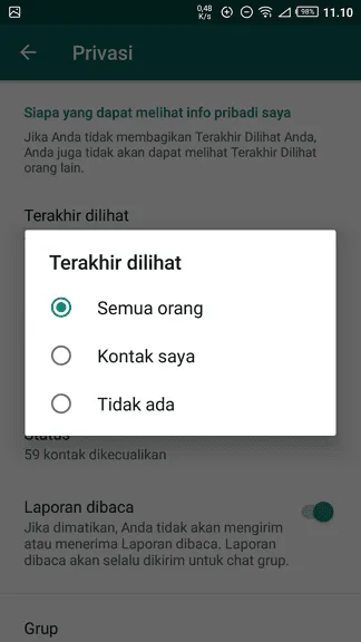 4 Tips Membuat WhatsApp Selalu Online Meski Sedang Tidak Kamu Buka 17 Semua orang 4 Tips Membuat WhatsApp Selalu Online Meski Sedang Tidak Kamu Buka 7 Semua orang