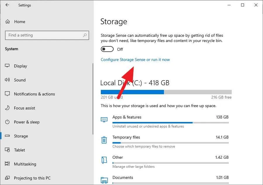 Cara Hapus Folder Windows.old dengan Benar 6 Configure storage Cara Hapus Folder Windows.old dengan Benar 6 Configure storage