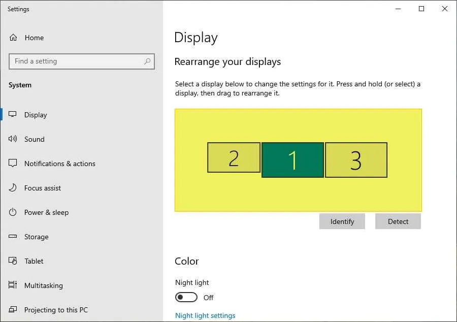 Select display Cara Mengatur Resolusi Monitor PC/Laptop Windows 10 4 Select display