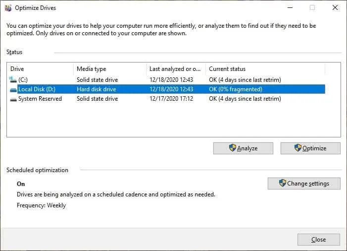 defragment hdd 7 Cara Meningkatkan Performa Laptop Seperti Baru Beli 6 defragment hdd