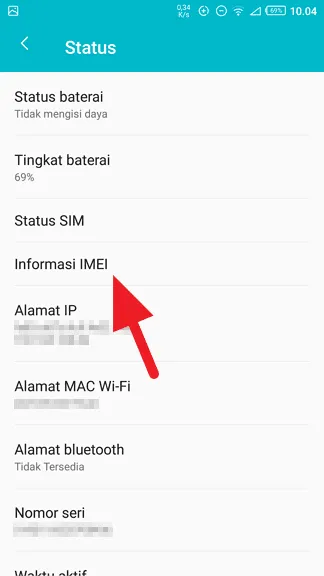 Informasi IMEI Cara Cek Kode IMEI di Semua HP Android Tanpa Aplikasi 7 Informasi IMEI