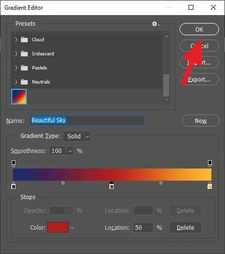 3 Cara Mudah Membuat Efek Gradasi Warna di Photoshop 19 OK 8 3 Cara Mudah Membuat Efek Gradasi Warna di Photoshop 19 OK 8