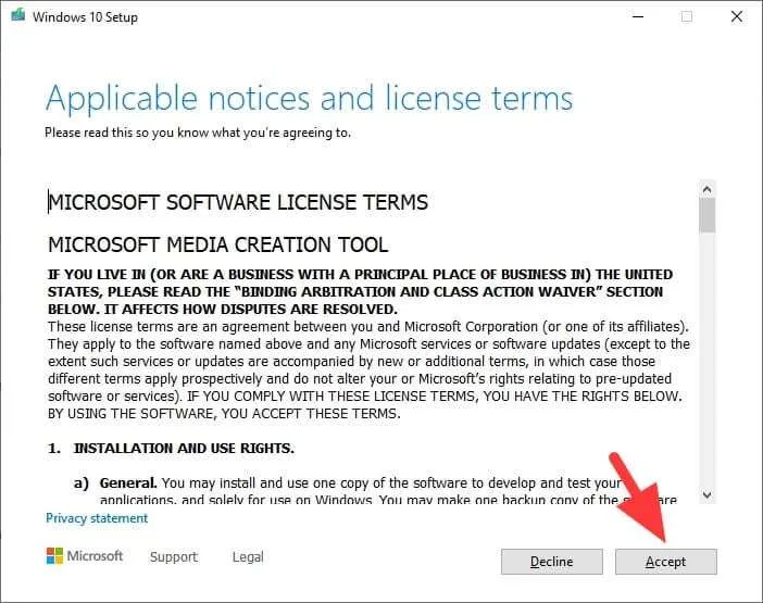 Accept Cara Membuat Bootable Windows 10 di Flash Disk 6 Accept
