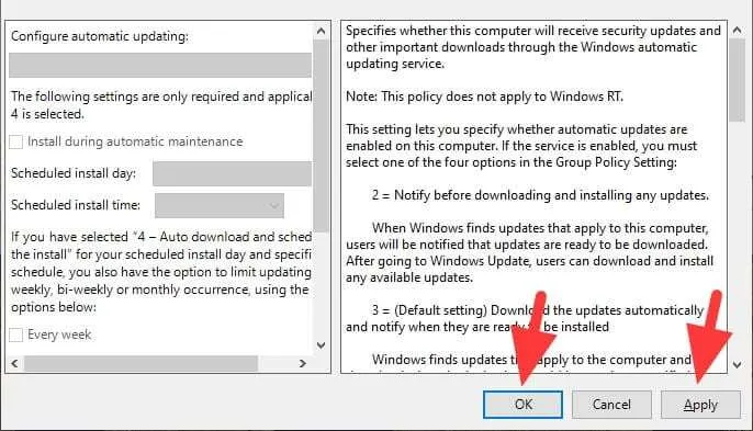 Apply OK Cara Mematikan Update Windows 10 Secara Permanen 6 Apply OK