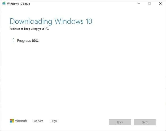 Downloading Windows 10 Cara Membuat Bootable Windows 10 di Flash Disk 11 Downloading Windows 10
