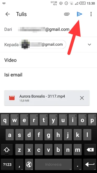 Kirim video Cara Mengirim Video 25MB+ Lewat Aplikasi Gmail Android 7 Kirim video
