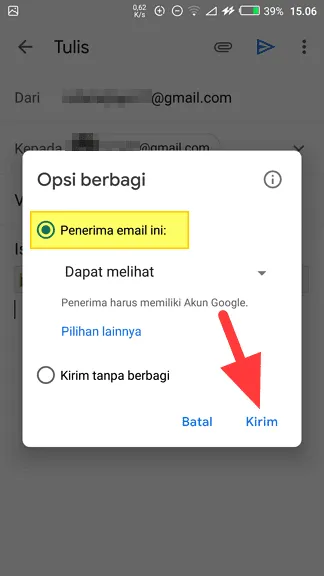 Kirim Cara Mengirim Video 25MB+ Lewat Aplikasi Gmail Android 17 Kirim