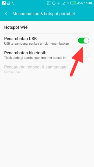 Cara Menggunakan HP Android Sebagai WiFi Adapter PC 7 Penambatan USB Cara Menggunakan HP Android Sebagai WiFi Adapter PC 7 Penambatan USB