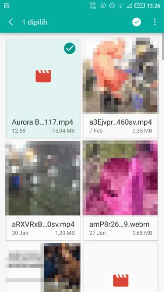Pilih video Cara Mengirim Video 25MB+ Lewat Aplikasi Gmail Android 6 Pilih video