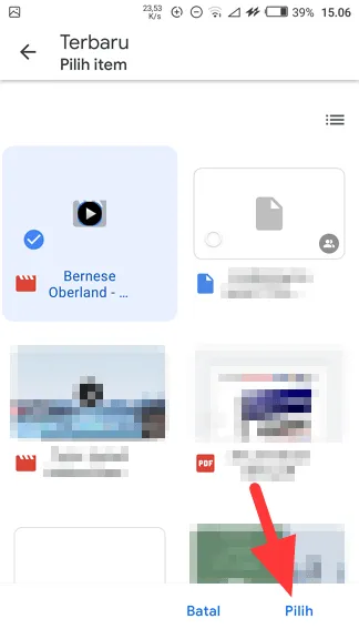 Pilih Cara Mengirim Video 25MB+ Lewat Aplikasi Gmail Android 15 Pilih
