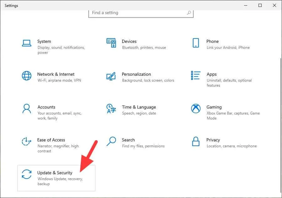 Update and Security Windows Cara Mengaktifkan & Menonaktifkan Windows Defender di Windows 10 4 Update and Security Windows