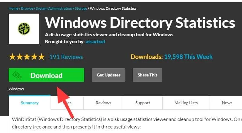 Cara Instan Mencari File Berukuran Besar di Windows 10 9 WinDirStat Cara Instan Mencari File Berukuran Besar di Windows 10 9 WinDirStat