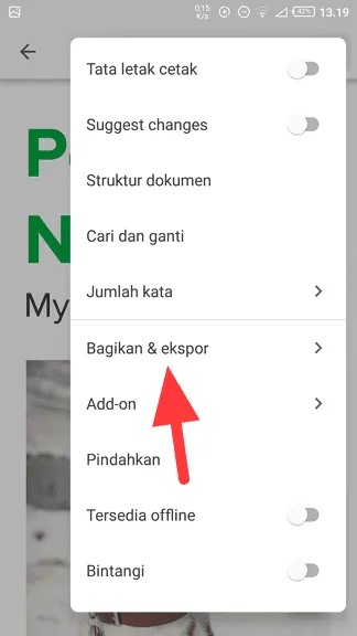 Cara Mengubah Word ke PDF di Android dengan Google Docs 11 Bagikan dan ekspor Cara Mengubah Word ke PDF di Android dengan Google Docs 11 Bagikan dan ekspor