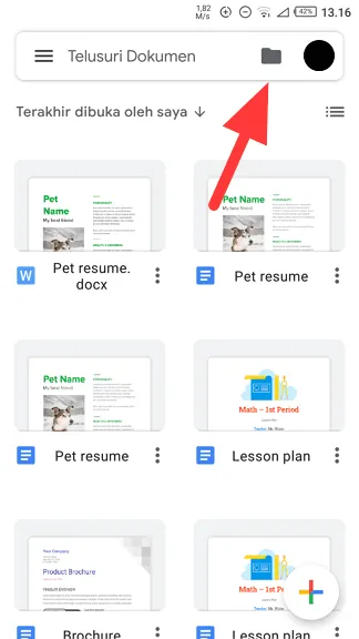 Cara Mengubah Word ke PDF di Android dengan Google Docs 4 Open Cara Mengubah Word ke PDF di Android dengan Google Docs 4 Open
