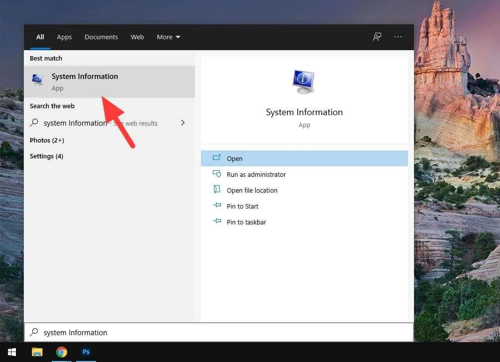 System information 1 Cara Mengetahui Batas Maksimal RAM Pada PC/Laptop 3 System information 1