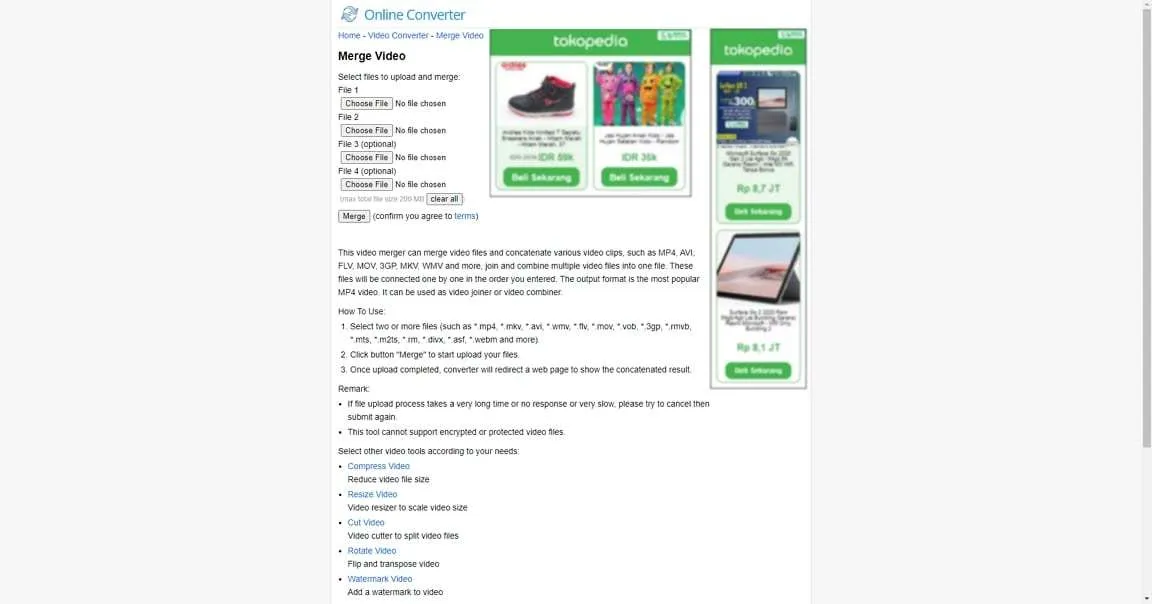 Video Online Converter 3 Cara Menggabungkan Video Online Gratis Tanpa Watermark 3 Video Online Converter