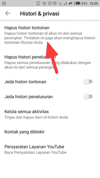 hapus histori tontonan Cara Menghapus Histori Tontonan di Youtube dengan Instan 12 hapus histori tontonan