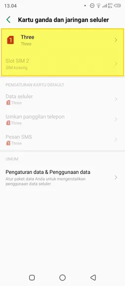 Cara Mudah Mengubah Jaringan 3G Menjadi 4G di Android 4 pilih sim Cara Mudah Mengubah Jaringan 3G Menjadi 4G di Android 4 pilih sim