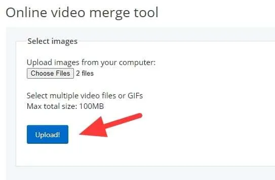 upload 1 3 Cara Menggabungkan Video Online Gratis Tanpa Watermark 15 upload 1