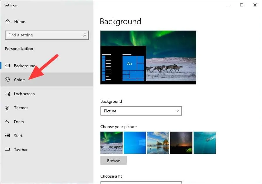 2 Cara Membuat Menu Taskbar Transparan di Windows 10 4 Colors 2 2 Cara Membuat Menu Taskbar Transparan di Windows 10 4 Colors 2