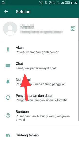 chat Cara Ganti Wallpaper Chat WhatsApp dengan Foto Sendiri 5 chat