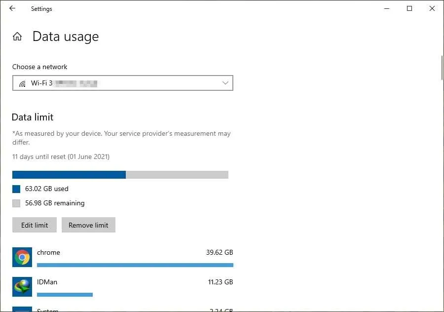 data limit 5 Cara Sederhana yang Membuat Windows 10 Jadi Hemat Kuota 12 data limit