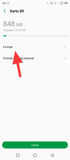 format 2+1 Cara Format Kartu SD Langsung di HP Android Kamu 5 format