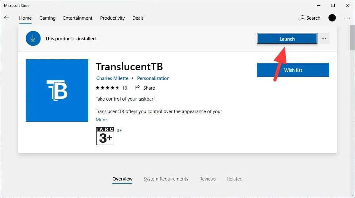 2 Cara Membuat Menu Taskbar Transparan di Windows 10 10 launch 1 2 Cara Membuat Menu Taskbar Transparan di Windows 10 10 launch 1