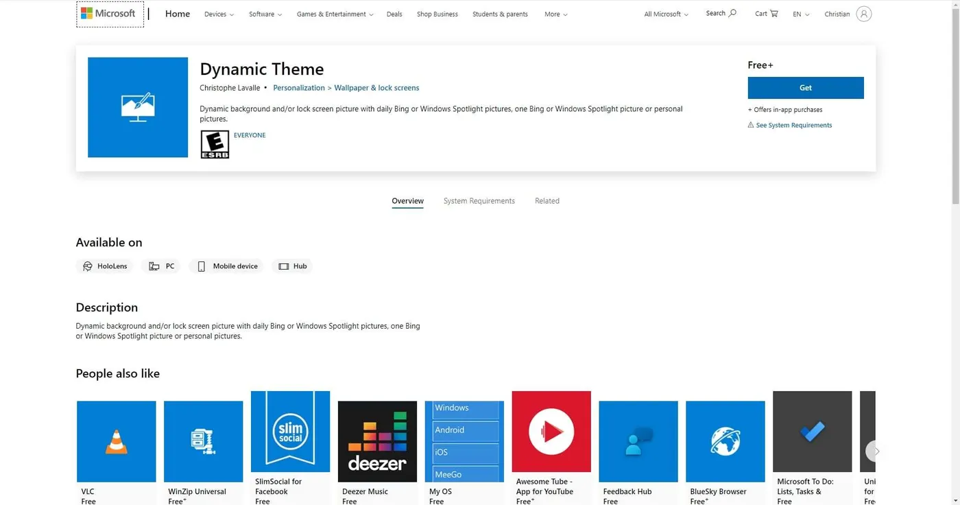 dynamic theme 1 Cara Jadikan Windows Spotlight Sebagai Wallpaper PC/Laptop 3 dynamic theme 1