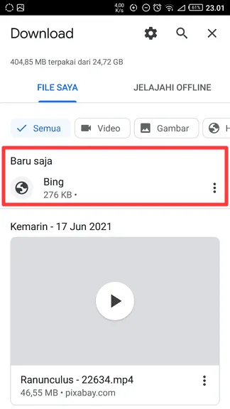 halaman terunduh Cara Menyimpan Halaman Web Untuk Dibuka Offline di Chrome Android 8 halaman terunduh