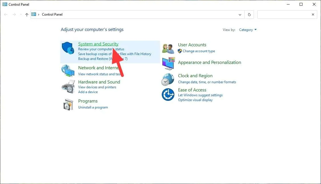 system and security Cara Matikan Firewall Windows 7/8/10 Untuk Sementara 4 system and security