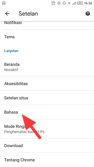 bahasa Cara Mengaktifkan Auto-Translate di Google Chrome Android 5 bahasa