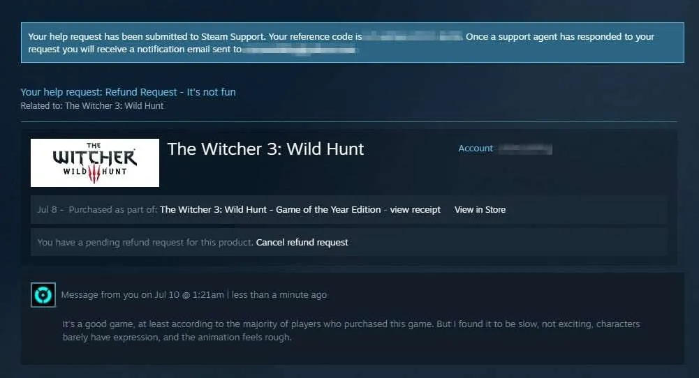 refund request Cara Refund Game yang Dibeli di Steam Beserta Saldonya 9 refund request