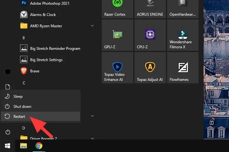 restart pc 3 6 Cara Mempercepat Booting Windows 10 Dalam Hitungan Detik 6 restart pc 3