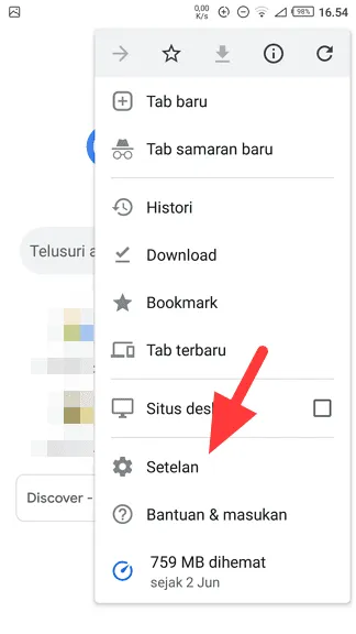 setelan Cara Mengaktifkan Auto-Translate di Google Chrome Android 4 setelan
