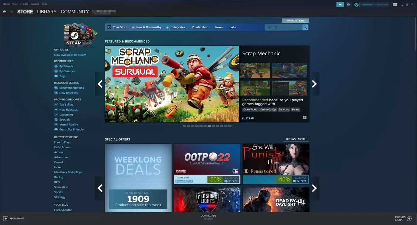 steam front Cara Refund Game yang Dibeli di Steam Beserta Saldonya 3 steam front