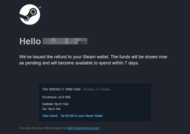 steam refund Cara Refund Game yang Dibeli di Steam Beserta Saldonya 10 steam refund