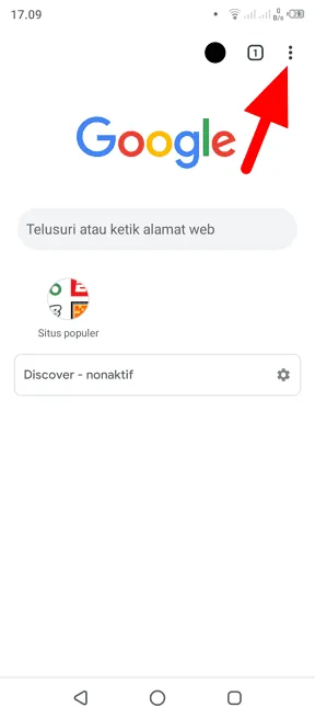 chrome menu Cara Cepat Matikan 'Semua Notifikasi' dari Chrome Android 3 chrome menu